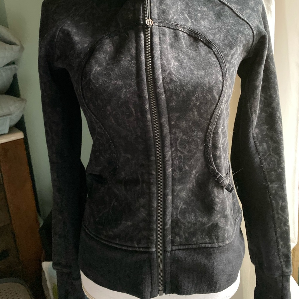 Lululemon hoodie with velvet bow accents